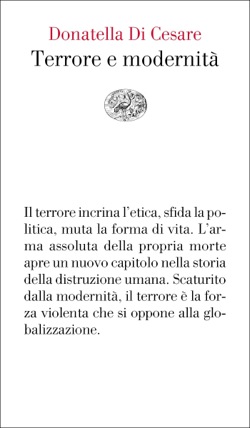 Copertina del libro Terrore e modernità di Donatella Di Cesare