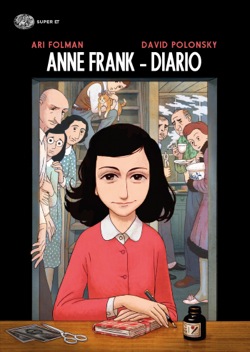 Copertina del libro Anne Frank – Diario di Ari Folman, David Polonsky
