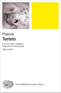 Copertina del libro Teeteto di Platone