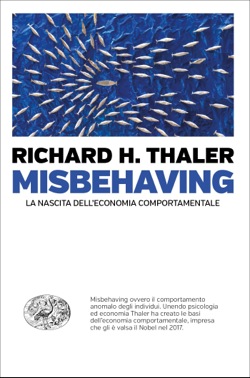 Copertina del libro Misbehaving di Richard H. Thaler