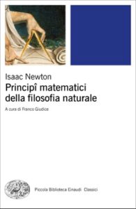 Copertina del libro Principî matematici della filosofia naturale di Isaac Newton