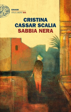 Copertina del libro Sabbia nera di Cristina Cassar Scalia