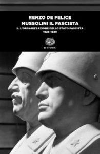 Copertina del libro Mussolini il fascista. II di Renzo De Felice