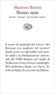 Copertina del libro Homo sum di Maurizio Bettini