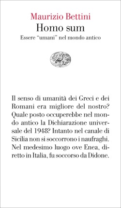Copertina del libro Homo sum di Maurizio Bettini