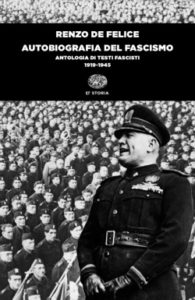Copertina del libro Autobiografia del fascismo di Renzo De Felice