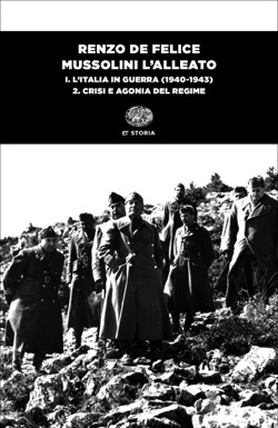 Copertina del libro Mussolini l’alleato. I. Tomo secondo di Renzo De Felice