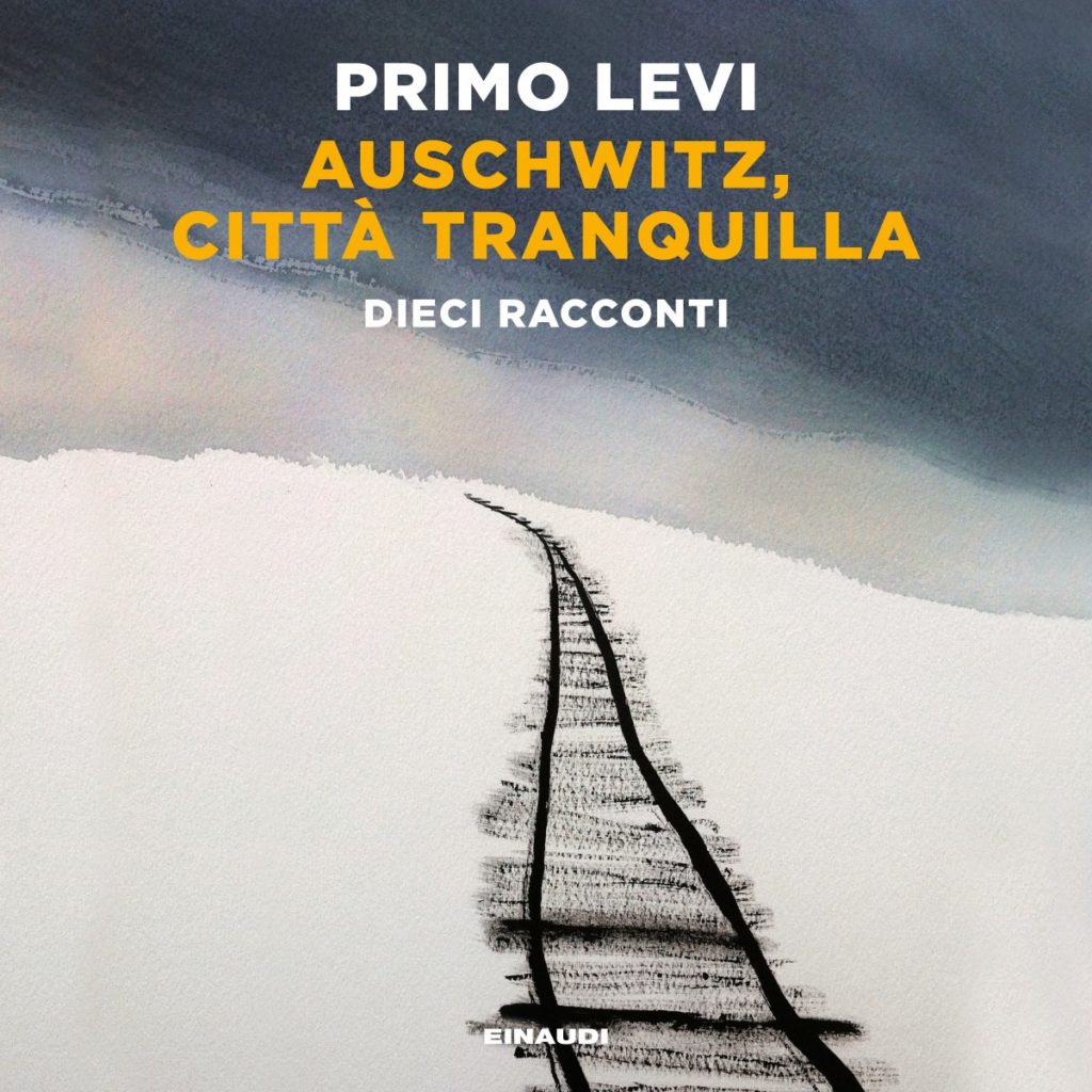 Copertina del libro Auschwitz, città tranquilla di Primo Levi