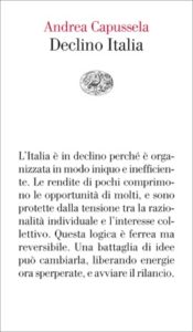 Copertina del libro Declino Italia di Andrea Capussela