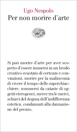 Copertina del libro Per non morire d’arte di Ugo Nespolo