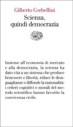 Copertina del libro Scienza, quindi democrazia di Gilberto Corbellini