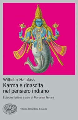 Copertina del libro Karma e rinascita nel pensiero indiano di Wilhelm Halbfass