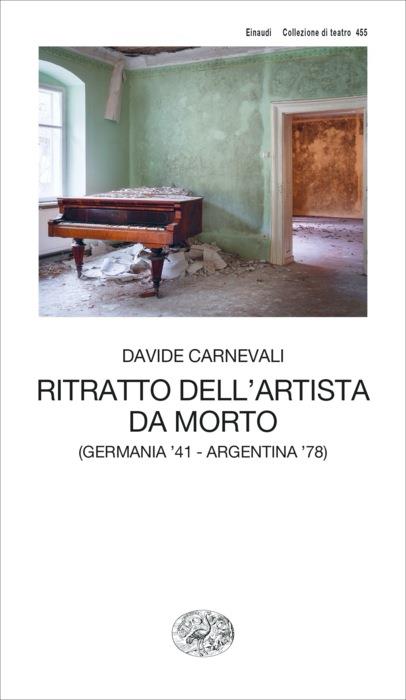 Copertina del libro Ritratto dell’artista da morto di Davide Carnevali