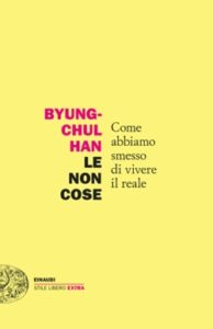 Copertina del libro Le non cose di Byung-chul Han