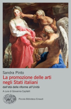 Copertina del libro La promozione delle arti negli Stati italiani di Sandra Pinto