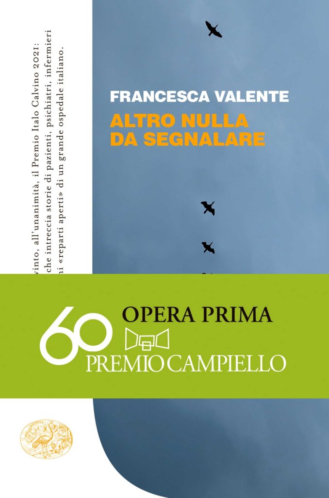 Copertina del libro Altro nulla da segnalare di Francesca Valente