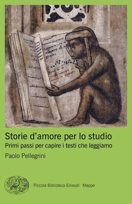 Copertina del libro Storie d’amore per lo studio di Paolo Pellegrini