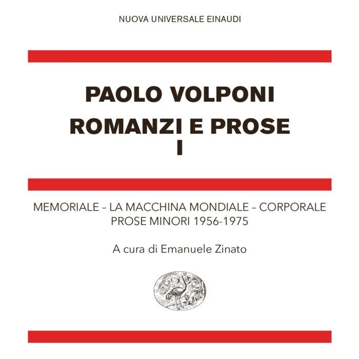 Copertina del libro Romanzi e prose I di Paolo Volponi