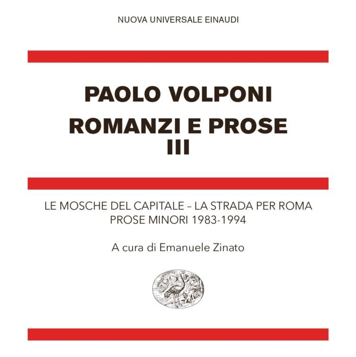 Copertina del libro Romanzi e prose III di Paolo Volponi