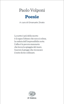 Copertina del libro Poesie di Paolo Volponi