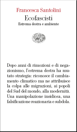 Copertina del libro Ecofascisti di Francesca Santolini