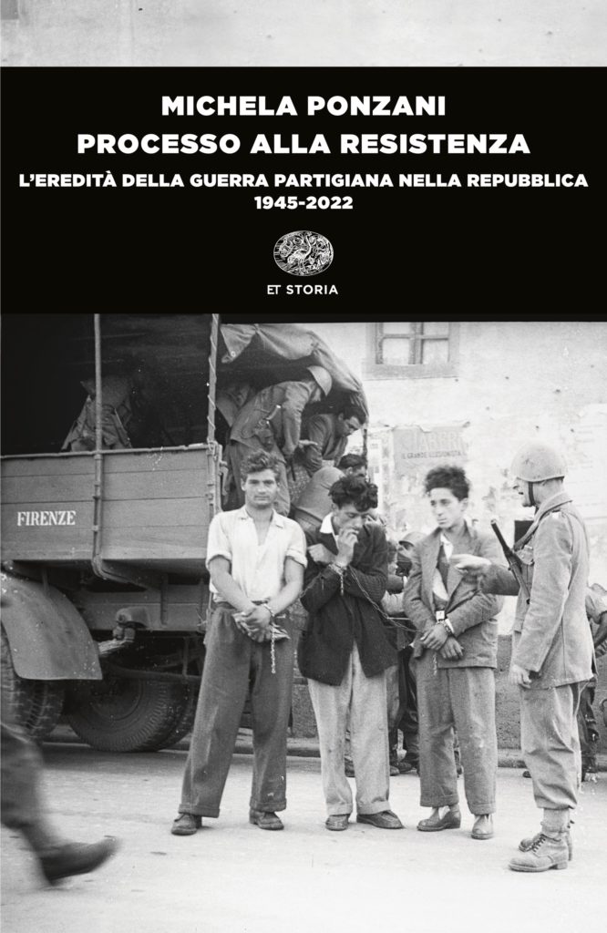 Copertina del libro Processo alla Resistenza di Michela Ponzani