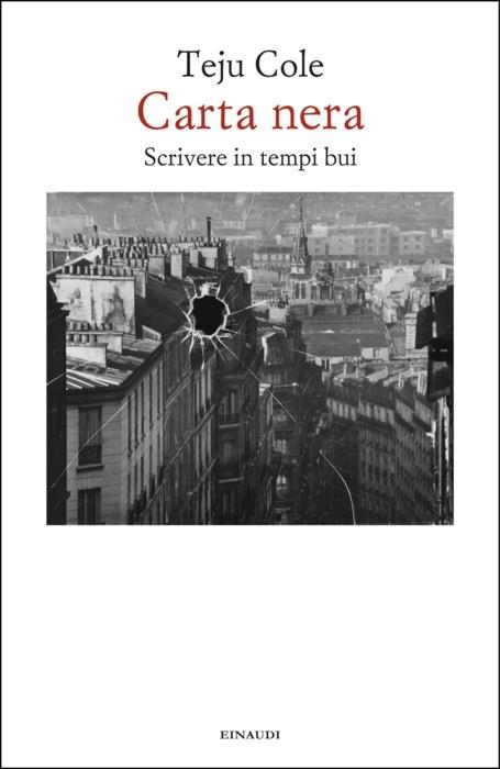Copertina del libro Carta nera di Teju Cole