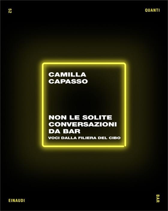 Copertina del libro Non le solite conversazioni da bar di Camilla Capasso